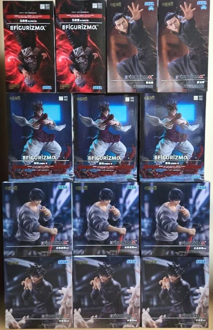 呪術廻戦 フィギュア まとめ売り 伏黒甚爾 伏黒恵 五条悟 夏油傑 脹相