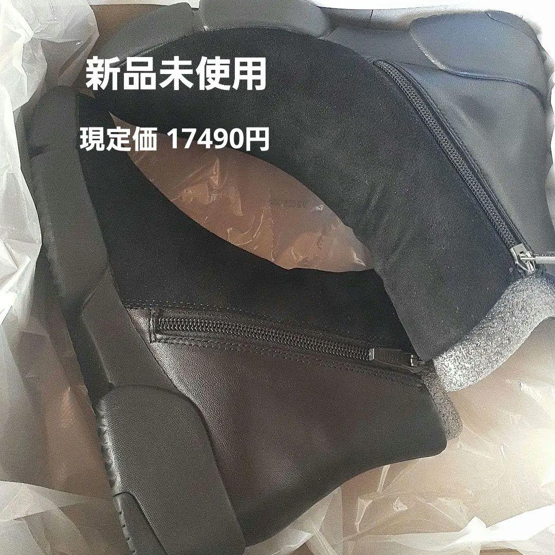 fitfit ソフトレザーミドルブーツ