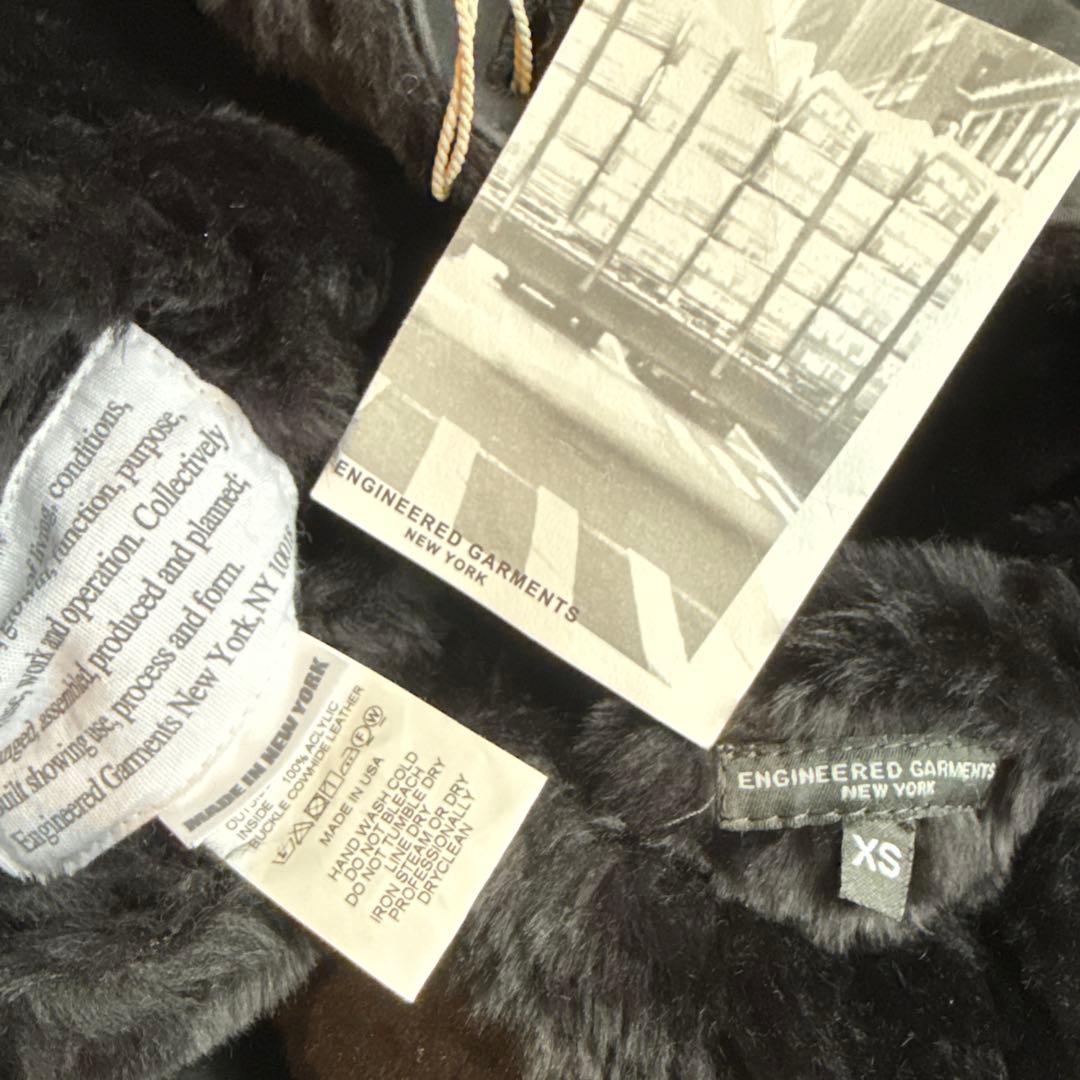 ENGINEERED GARMENTS ショールカラーボアリバーシブルコート - メルカリ