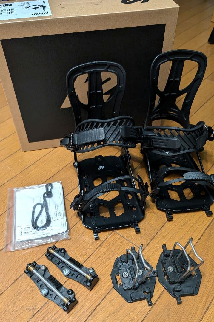 【中古】K2 スプリットボード用バインディング FAROUT Lサイズ