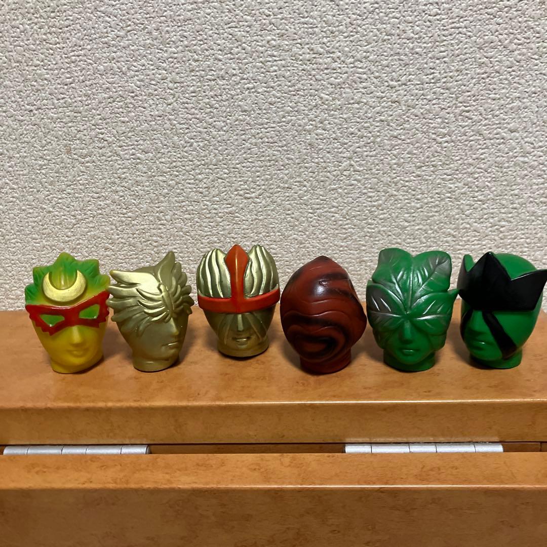 レインボーマン　ソフビ　マスク　面取れ　昭和　当時物　レトロ