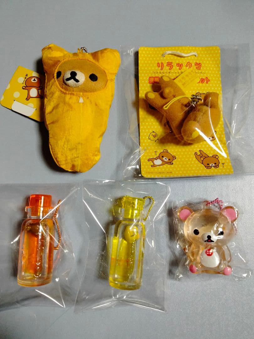リラックマ マスコットキーチェーン等5種 コリラックマ キイロイトリ