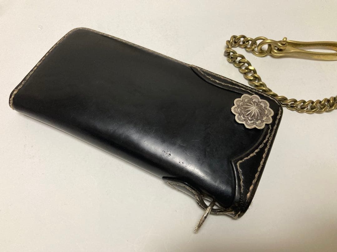 THE FLAT HEAD コードバン　財布　ウォレット　シルバー925 廃盤品