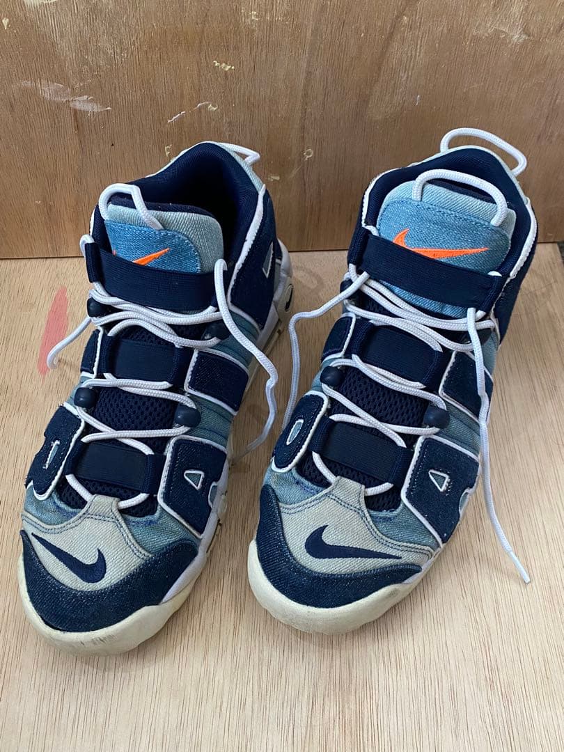 NIKE AIR MORE UPTEMPO 96 DENIM 28cm モアテン Nike Air More Uptempo 96 QS Dnim モアテン デニム (Nike/スニーカー