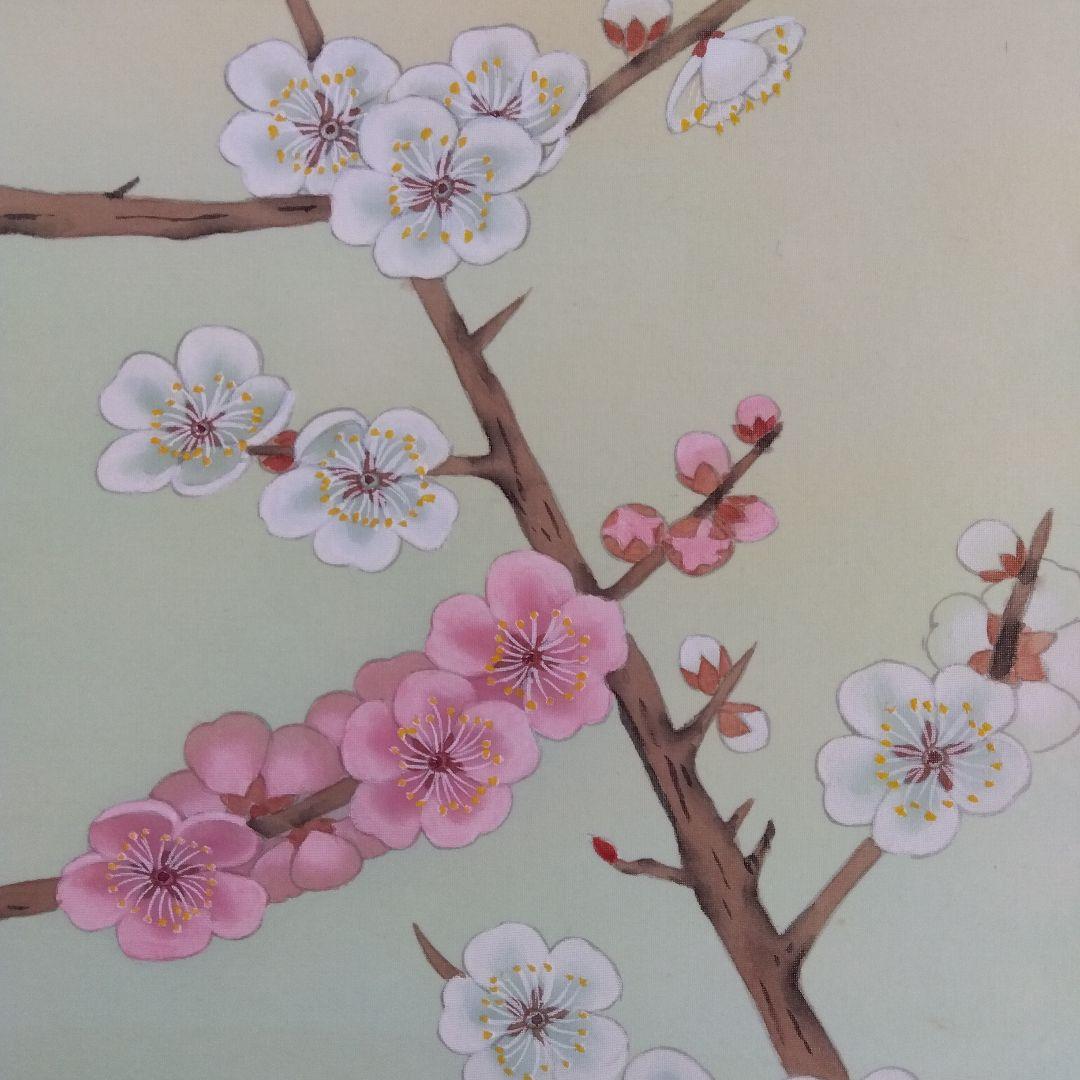 【展示済】梅の花 梅 枝 桃色 白色 バラ科サクラ属 Prunus mume