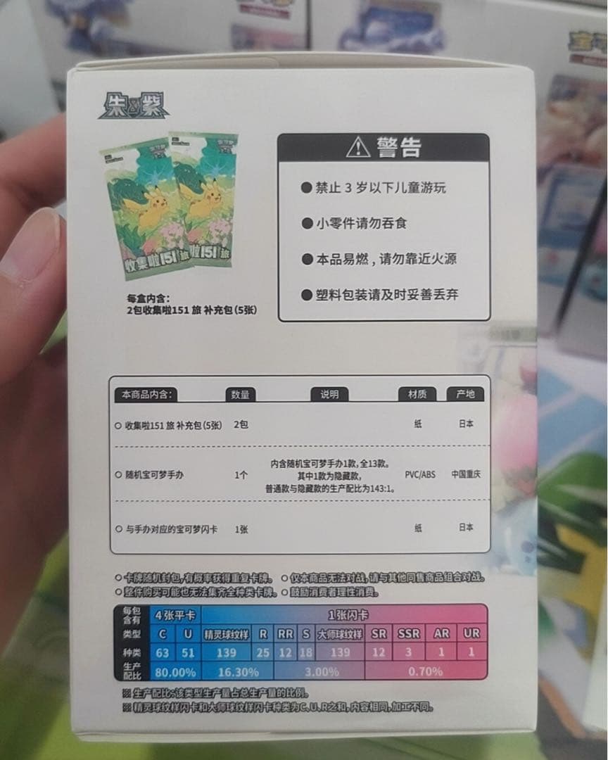ポケモンカードゲーム 収集151 フィギュア 中国限定 12BOXセット