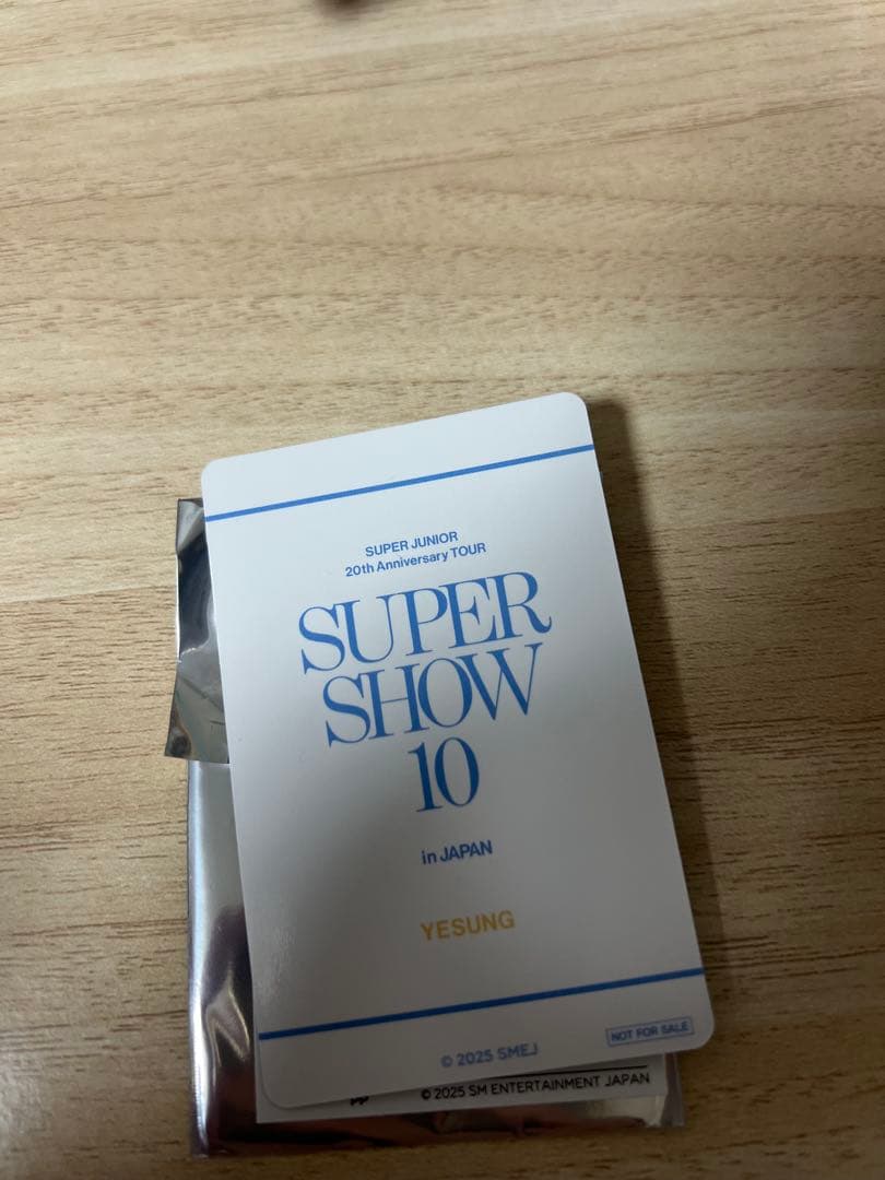 YESUNG イェソン SUPER JUNIOR SS10 購入特典 トレカ - メルカリ