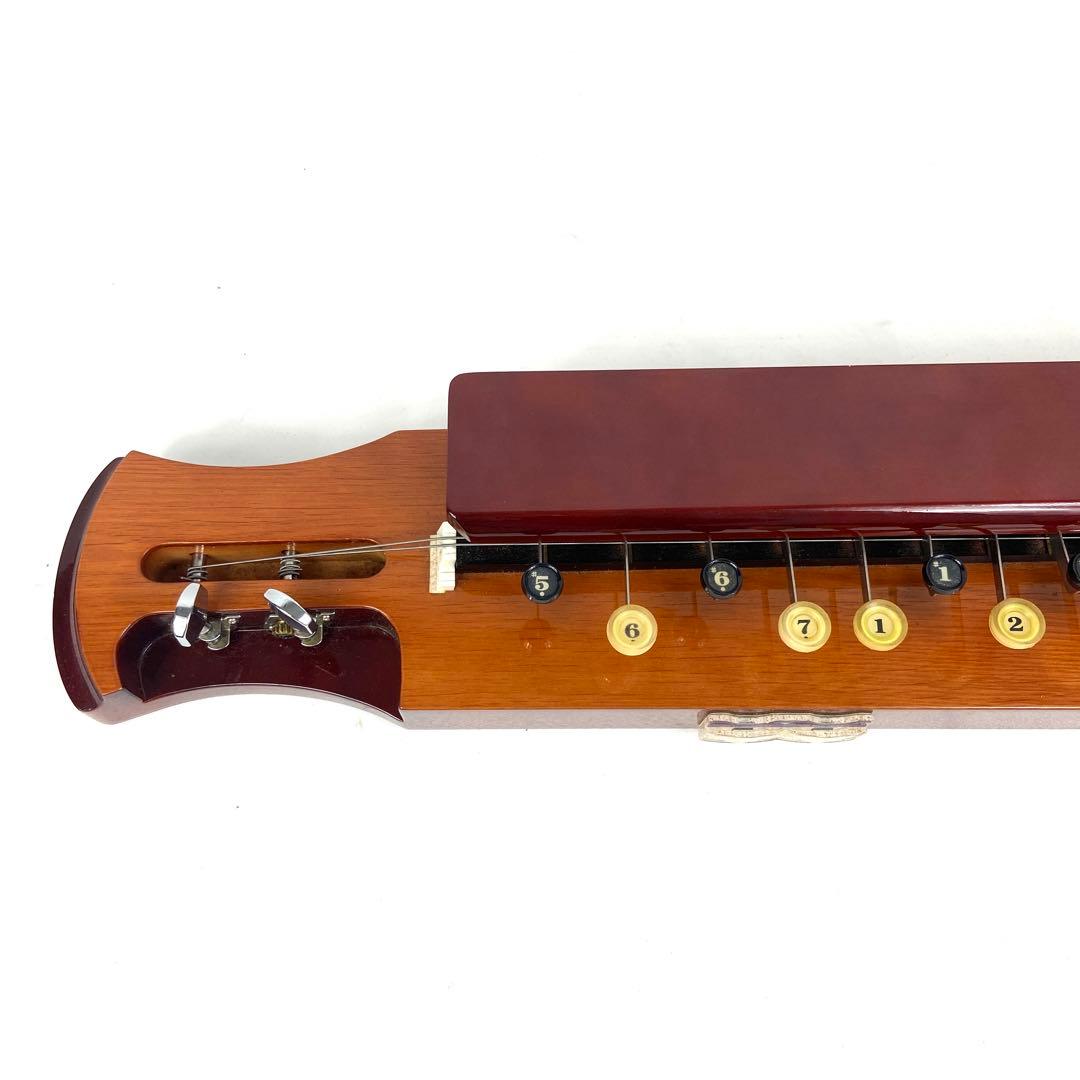 大正琴 琴伝流 テナー かえで ピック レトロ 楽器 ハードケース付