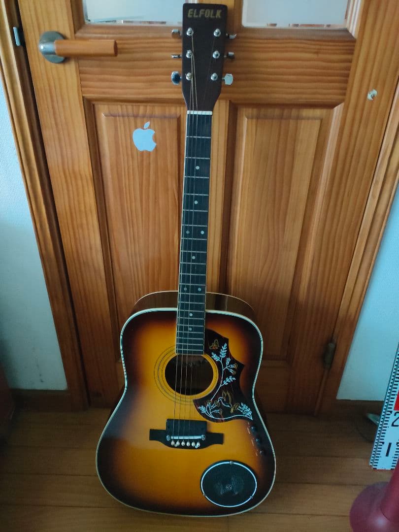ELFOLK アコースティックギター サンバースト LEGEND FG-15 Cherry Sunburst アコースティックギター初心者12点
