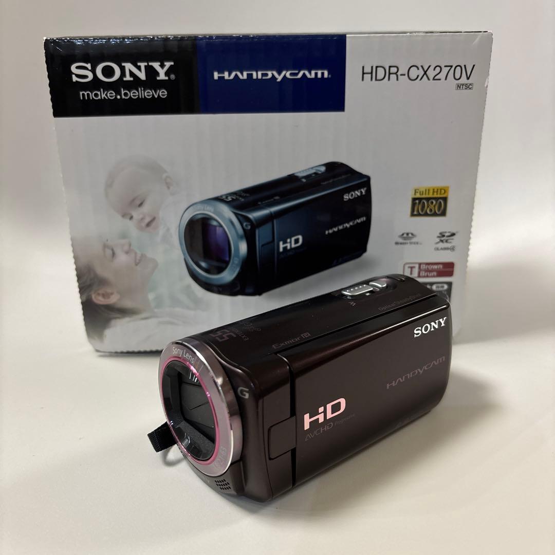 SONY HDR-CX270V ブラウン 中古】 【並品】 ソニー HDR-CX270V ボルドーブラウン - メルカリ
