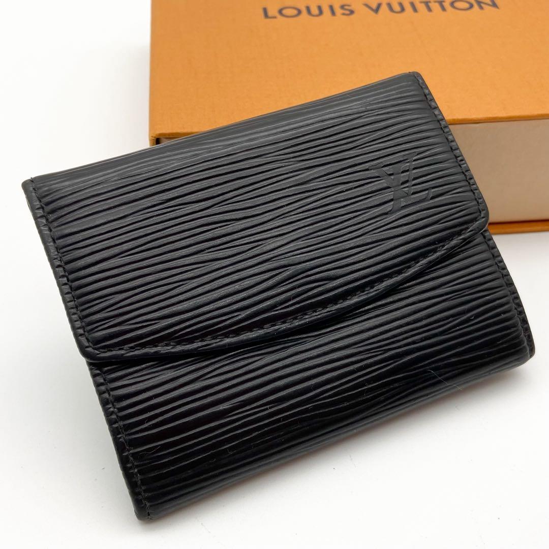 Kenルイヴィトン ケース エピ ポルトモネ サーンプル ノワール 美品 LOUIS VUITTON ルイヴィトン エピ ポルトモネ サーンプル コイン