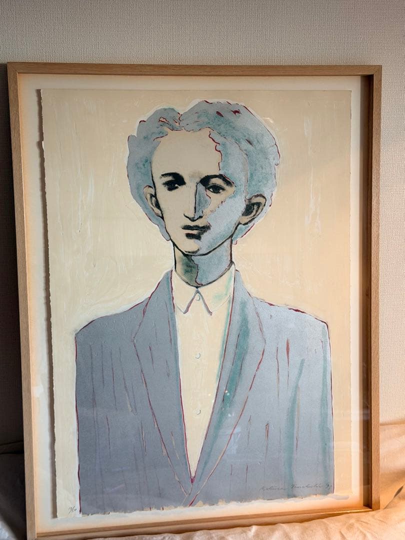 舟越桂　長い曲　1993 リトグラフ 限定版 19/50