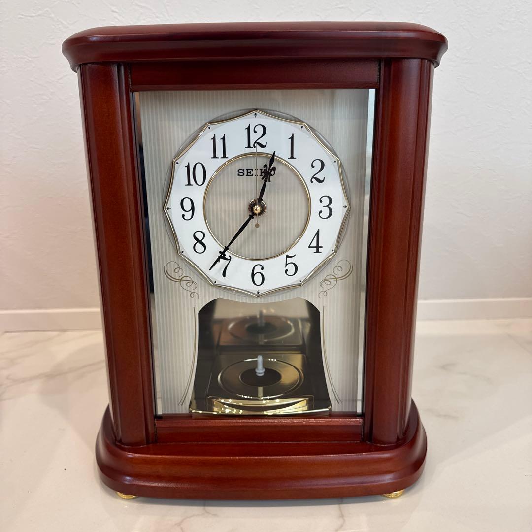 新品未使用品　セイコー置時計　電波クロック　BY242B