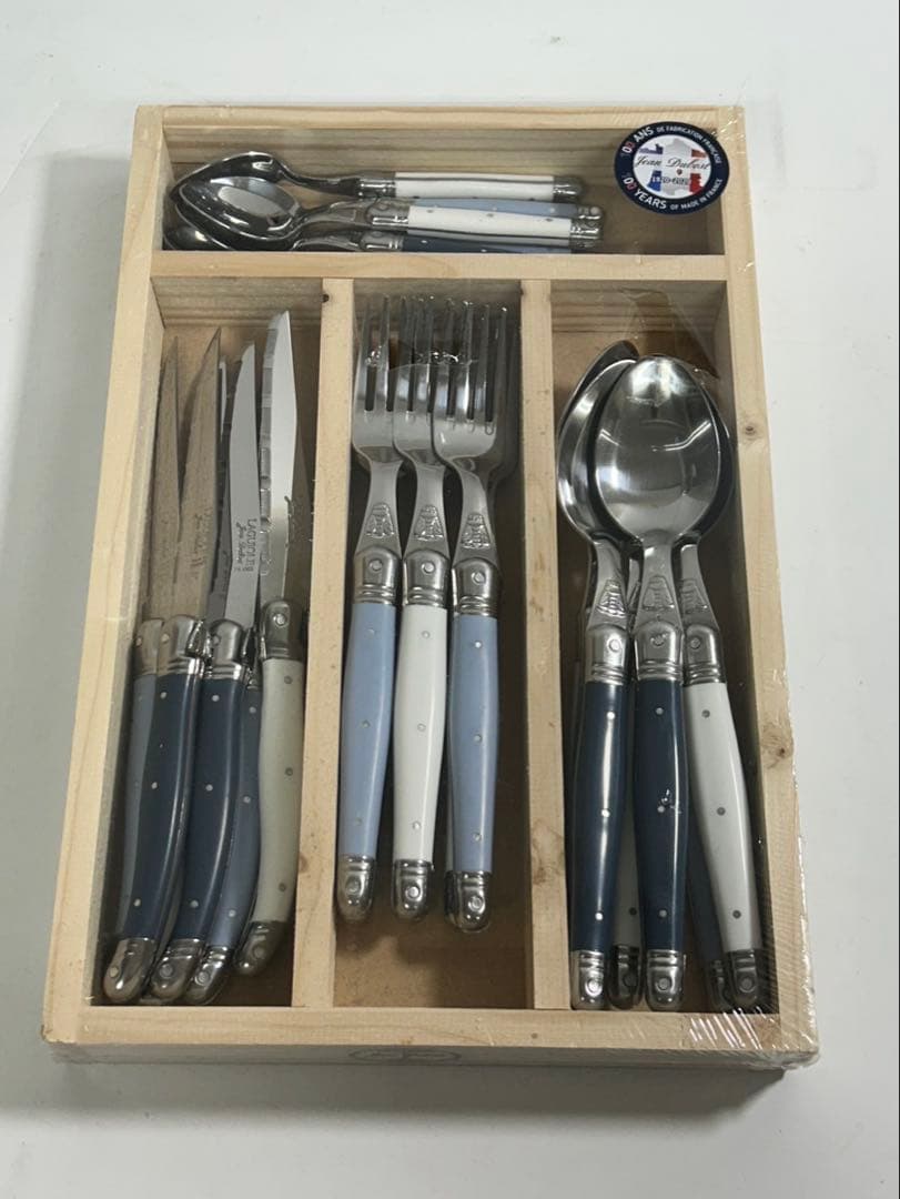 Laguiole カトラリーセット 24本 木箱付き ラギオール フランス製 楽天市場】ライヨール（ラギオール） ディナーカトラリー24ピース