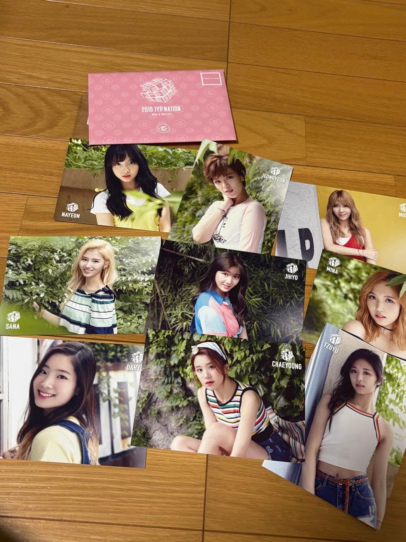 日本デビュー前　TWICE 2016 JYPNATION ポストカード
