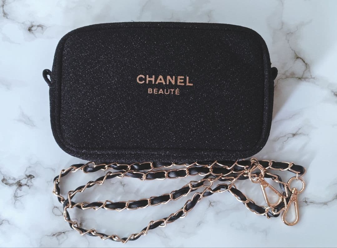 シャネル　ノベルティ　ポーチ 楽天市場】CHANEL NOVELTY POACHシャネル No5ロゴ入ポーチ コットン