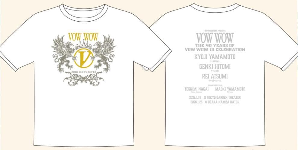 新品未開封】VOW WOW 2026 会場限定 ライブT L 有明ガーデン - メルカリ