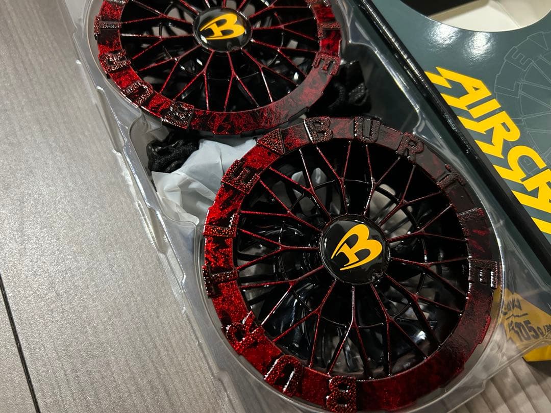 BURTLE AC09-1　エアクラフトファン　カスタムペイント　レッド 赤