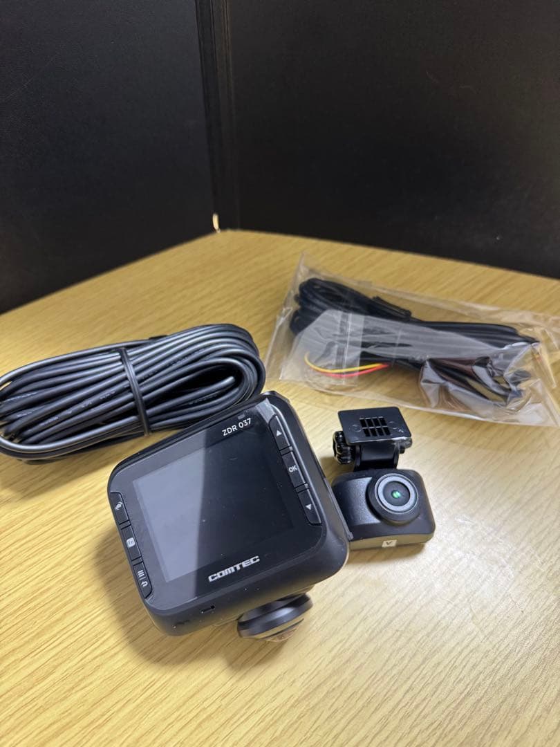 ZDR037 コムテック360度前後ドラレコ　リアカメラセット