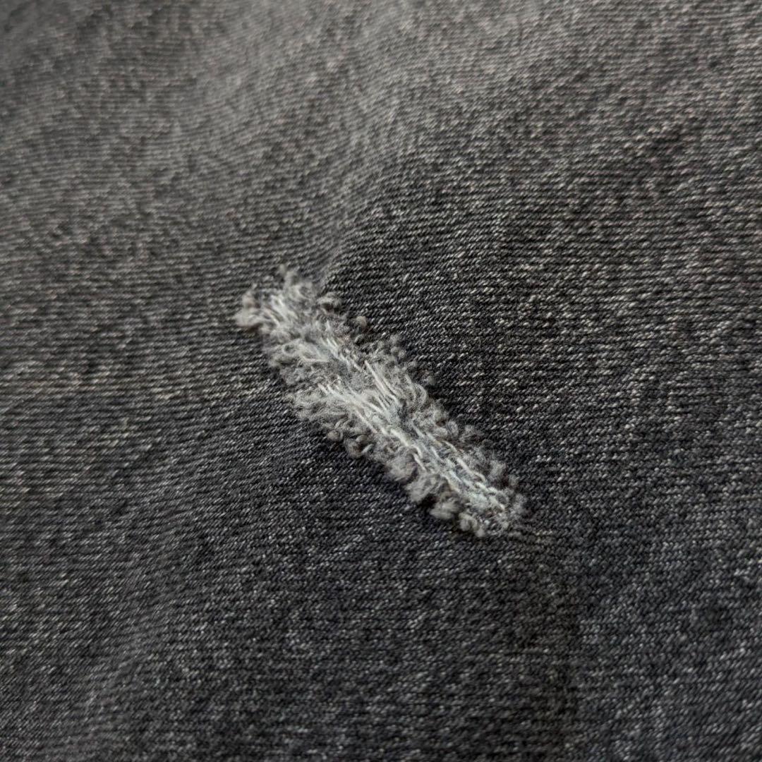 《新品タグ付》ハグオーワー/クロス&クロス　ボーイフレンドクラッシュデニムパンツ