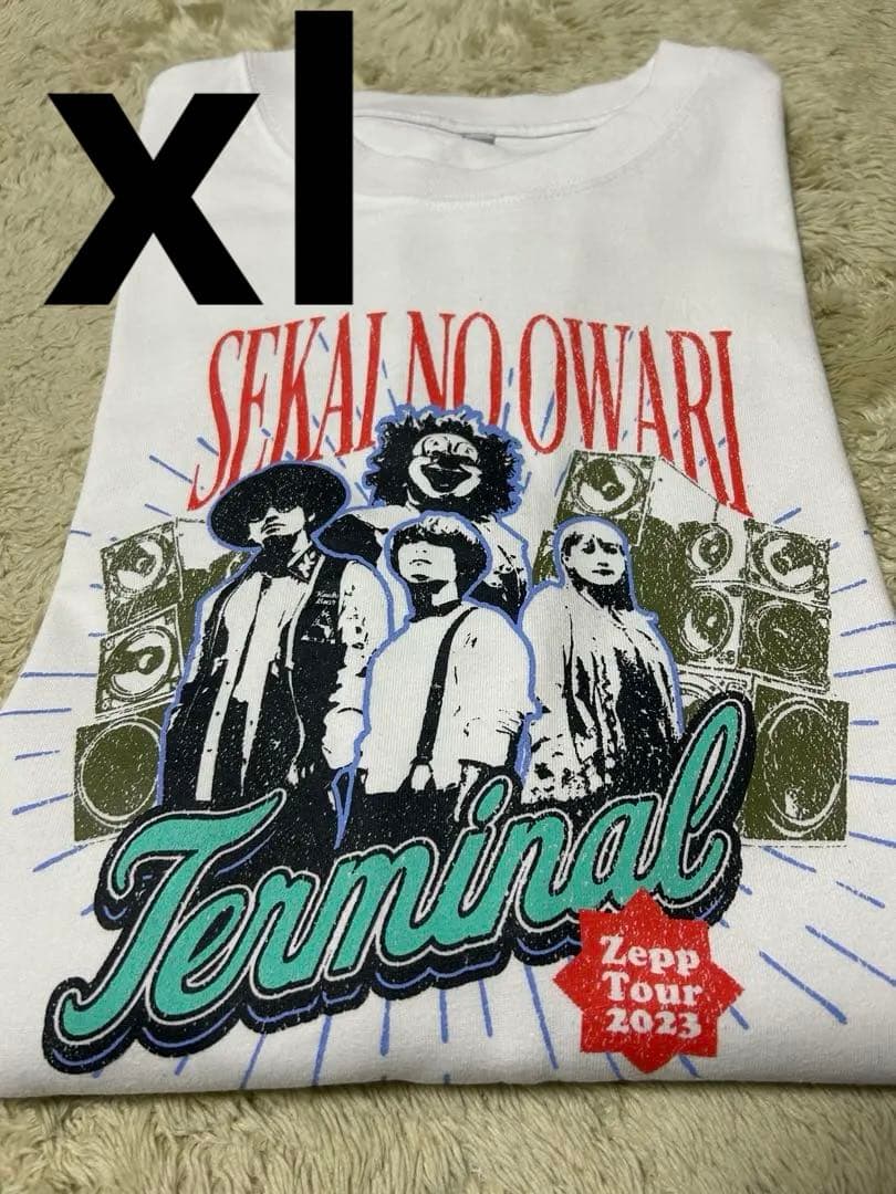 セカオワ TerminalツアーTシャツ XLサイズ 美品 - メルカリ