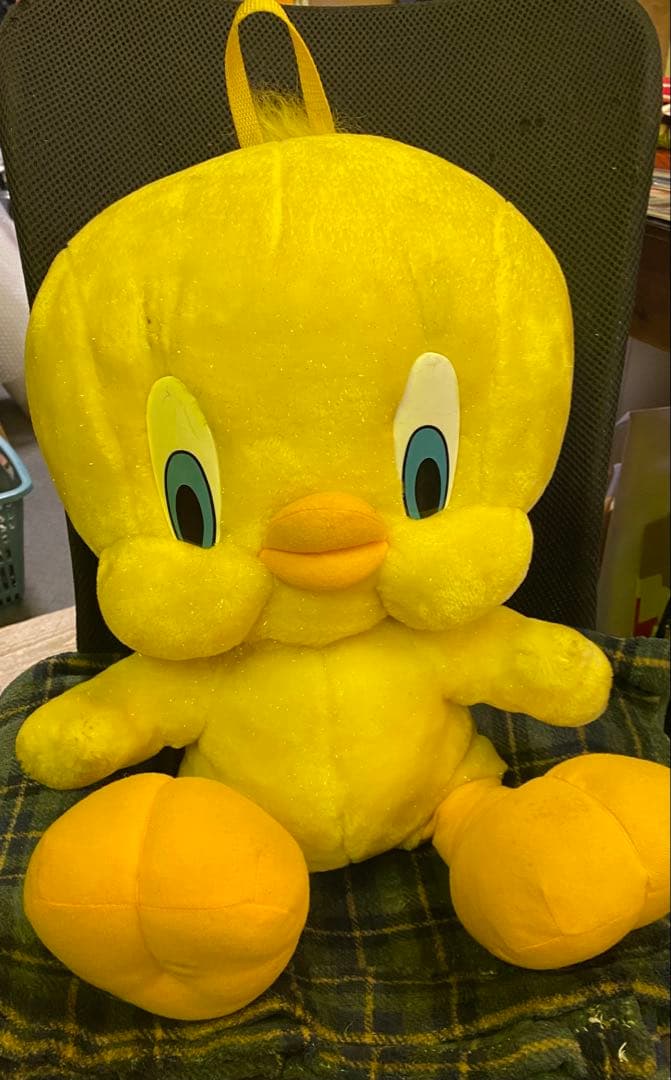 希少　USAビンテージ　トゥイーティー　巨大ぬいぐるみ　ルーニーテューンズ