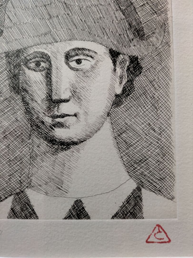 夭折の天才画家・有元利夫の銅版画 1987年展覧会ポスター - メルカリ