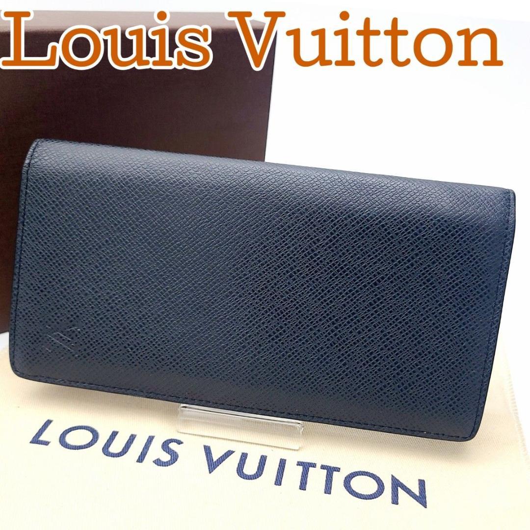 極美品 ルイヴィトン 長財布 タイガ ポルトフォイユブラザ M30501 箱付き