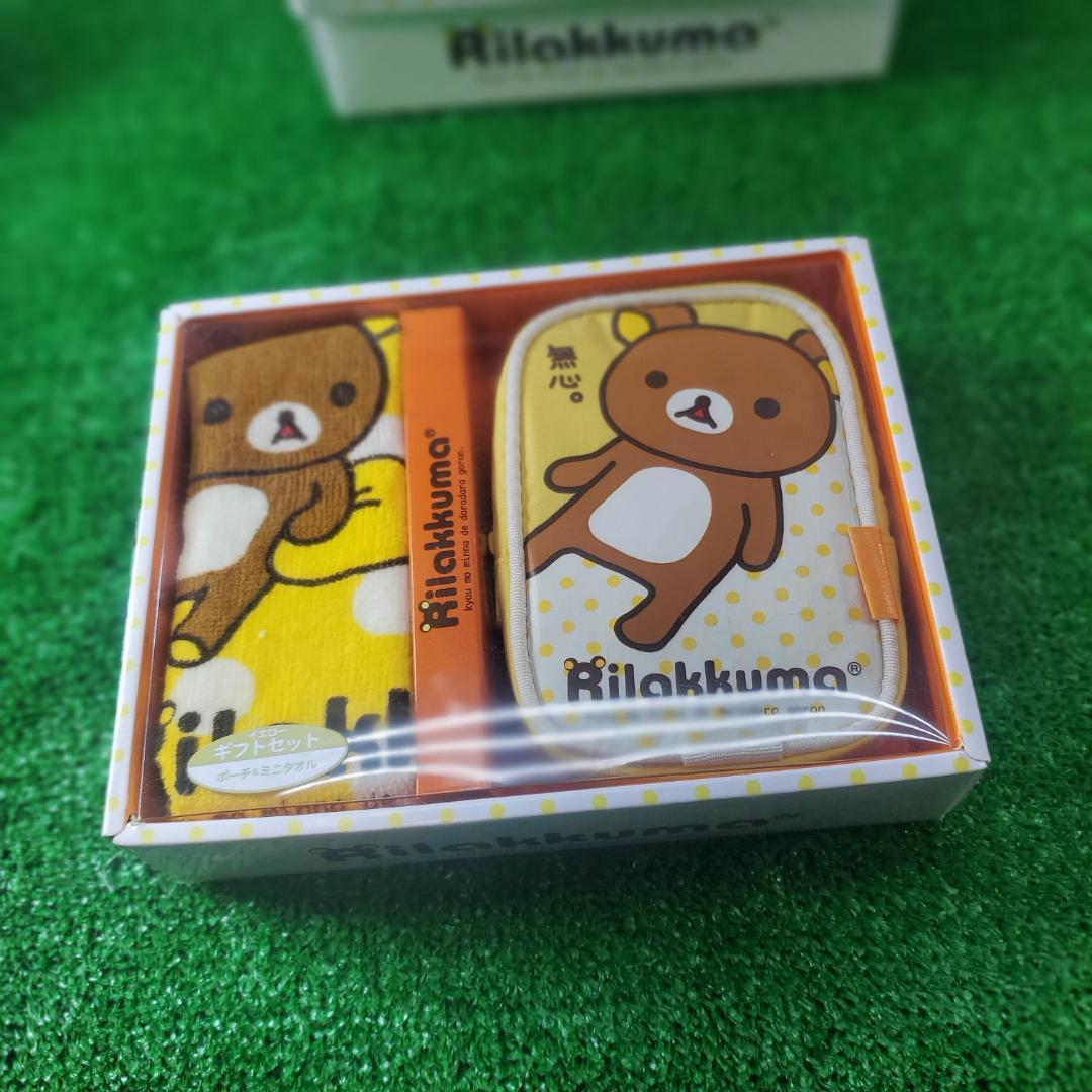 まとめて5個 新品 リラックマ ギフトセット ポーチ&ミニタオル - メルカリ