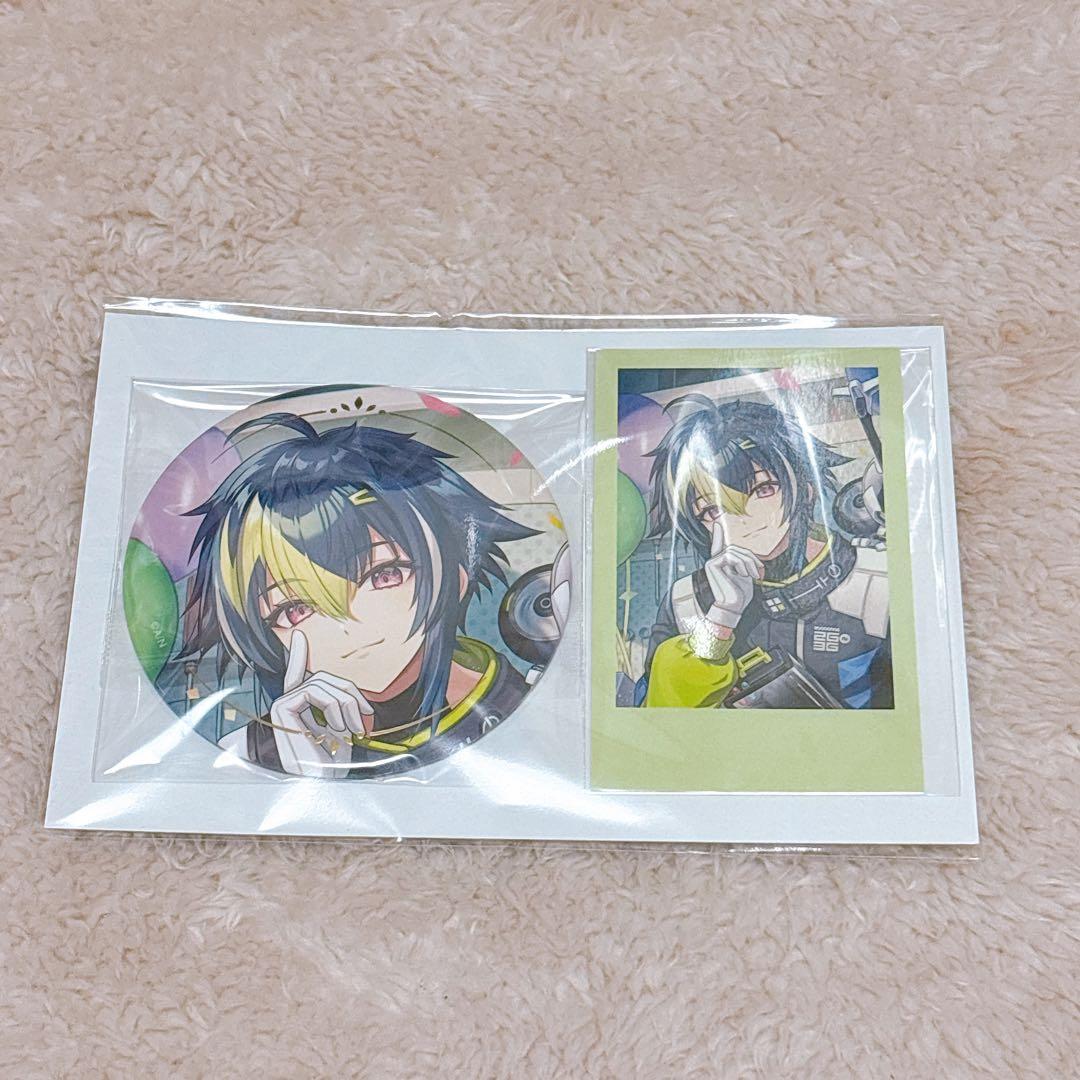 にじさんじ 伊波ライ バースデー チェキ 缶バッジ - メルカリ