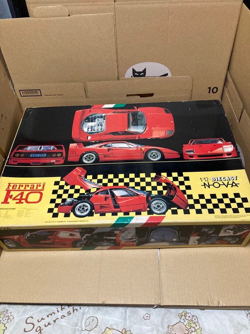 フジミ1/12フェラーリＦ40ダイキャストNOVA