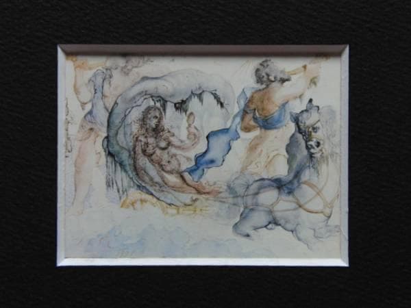 サルバドール・ダリ、VENUS、海外版超希少レゾネ、新品額付 サルバドール・ダリ版画額「毛皮のヴィーナス No.5」 | Natsume Books