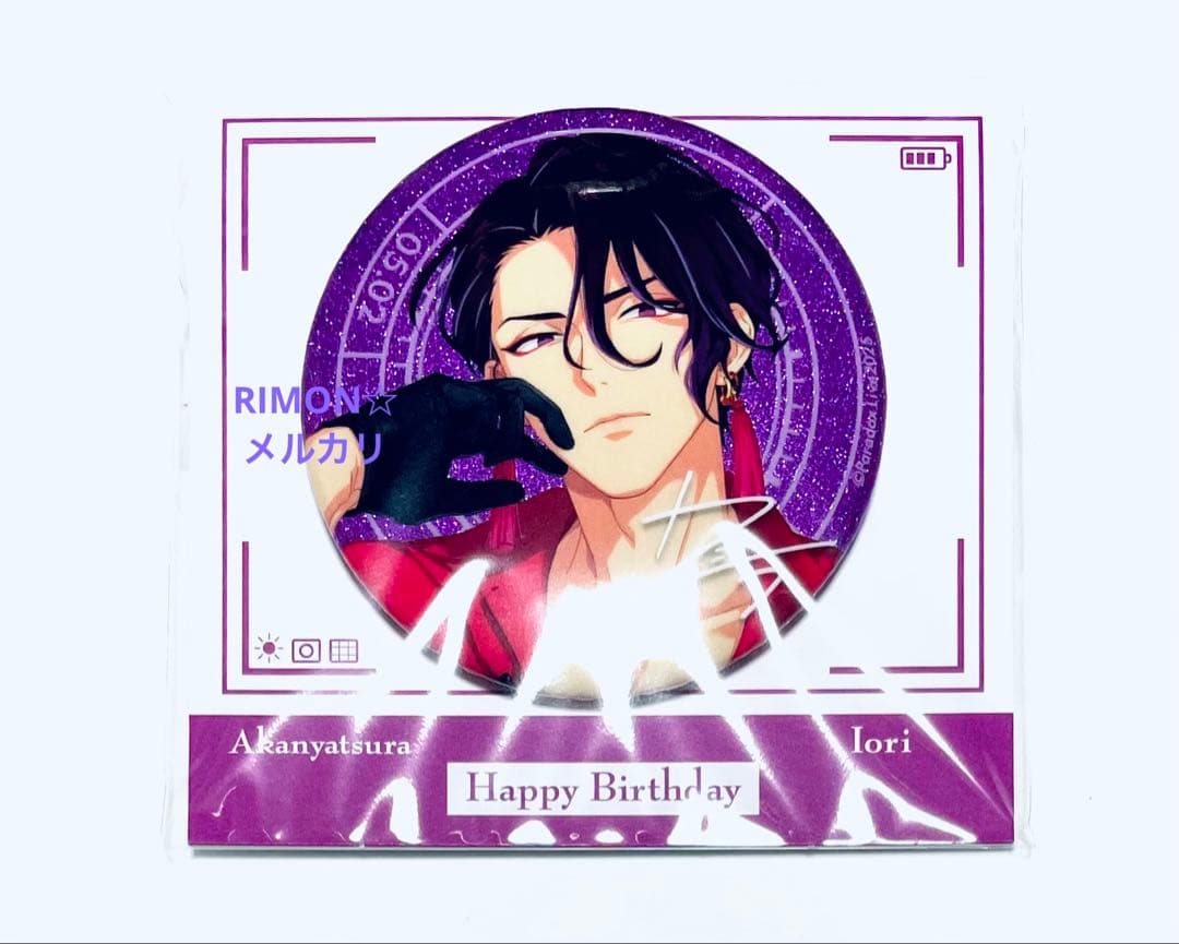 パラライ 翠石依織 バースデー 2025 グリッター缶バッジ - メルカリ