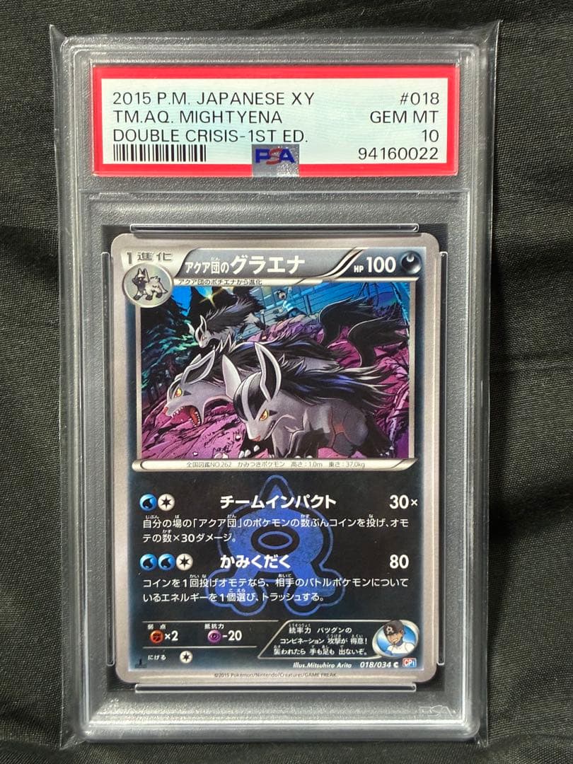 世界19枚 PSA10 アクア団のグラエナ 2015 018 9 Amazon.co.jp: ポケモンカードゲームXY アクア団のグラエナ/コンセプト