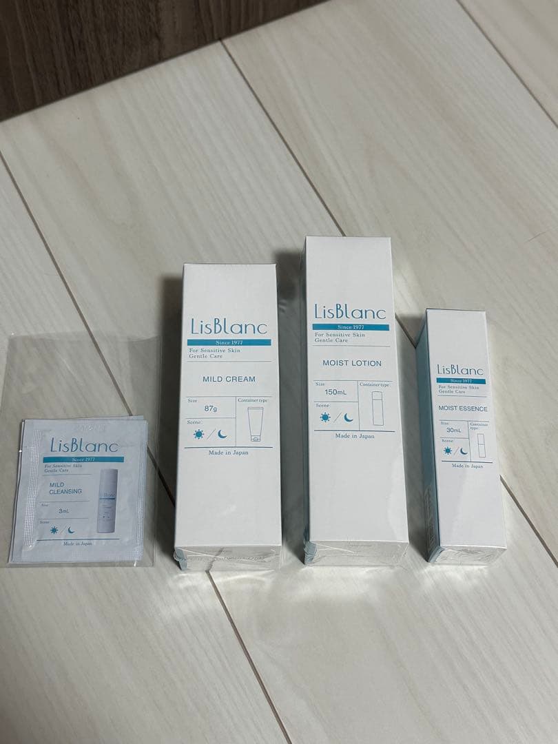LisBlanc スキンケアセット　クリーム、ローション、エッセンス　未使用