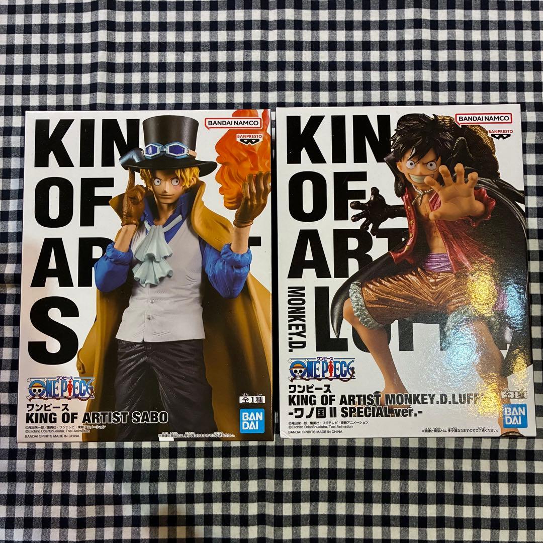 ワンピース】 KING OF ARTIST ルフィ&サボフィギュア2体セット - メルカリ