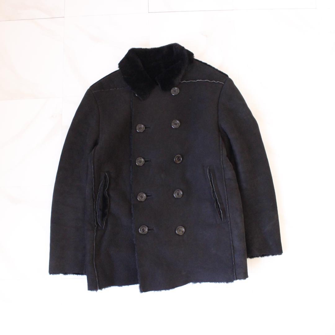 HEAD PORTER PLUS ムートンジャケット L ブラック