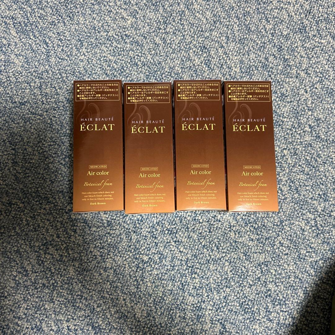 ヘアボーテ エクラボタニカルフォーム ダークブラウン4本セット