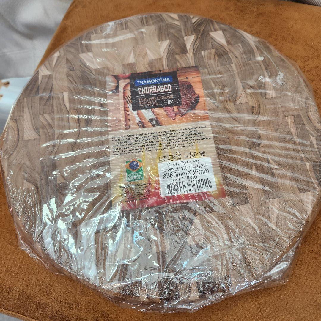 TRAMONTINA 13177/050 グレインカッティングボード丸 38cm