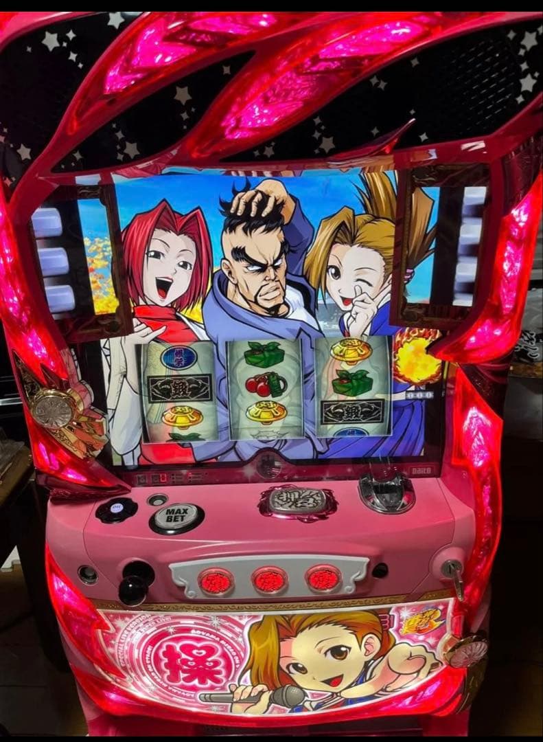 押忍 番長3 実機 大都技研 不要機 パチスロ実機 家庭用電源 操パネル 大都技研 押忍！番長3 メインパネル 中古パチスロ実機 [8ch対応] A-SLOT