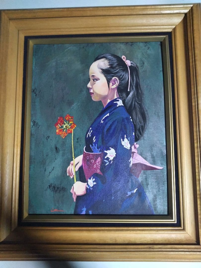 清水悦男、絵画、油彩6F、舞風、肉筆、高級額縁、高塚省吾、森本草介、宮永岳彦。