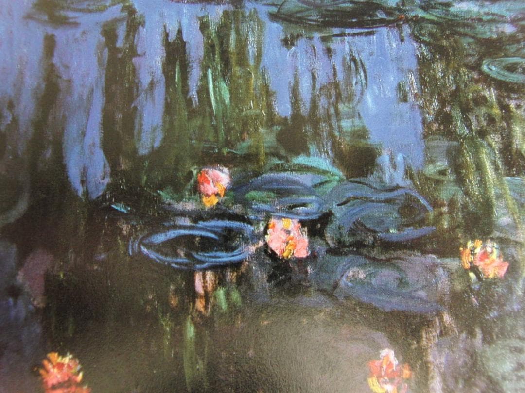 クロード・モネ、「Water Lilies」厳選、希少大判画集・額装画、人気作品