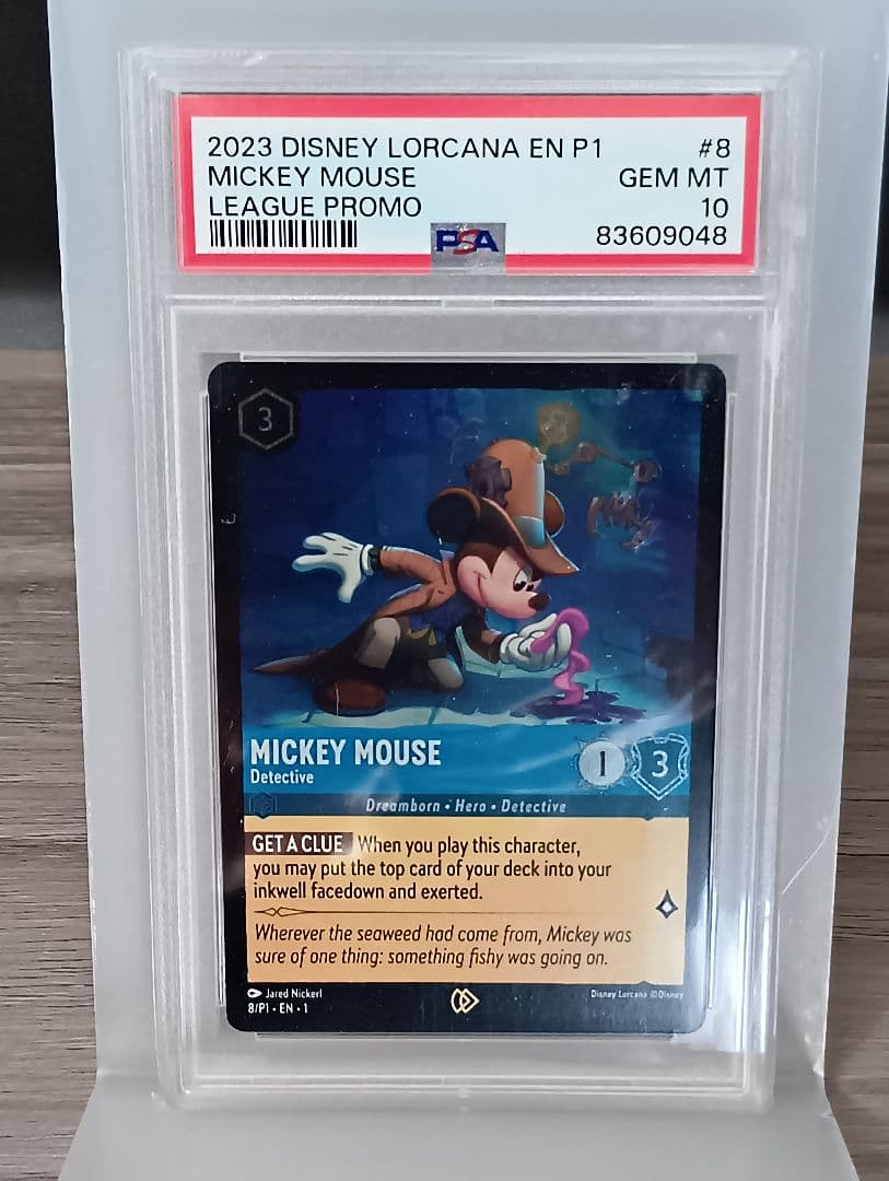 MICKEY MOUSE リーグプロモ psa10 【ロルカナ/Lorcana】