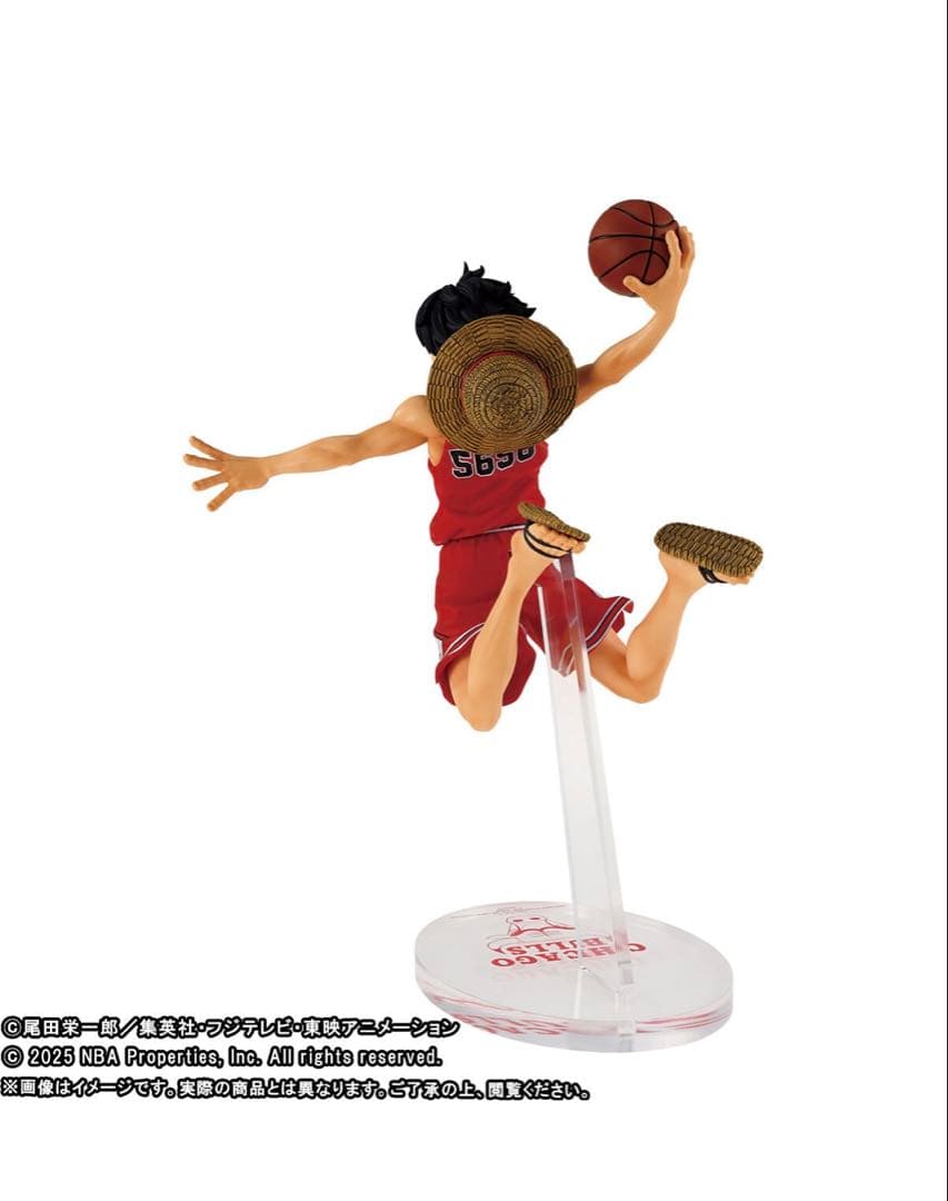 ワンピース × NBA ルフィ フィギュア 2種セット ベースショップ - メルカリ