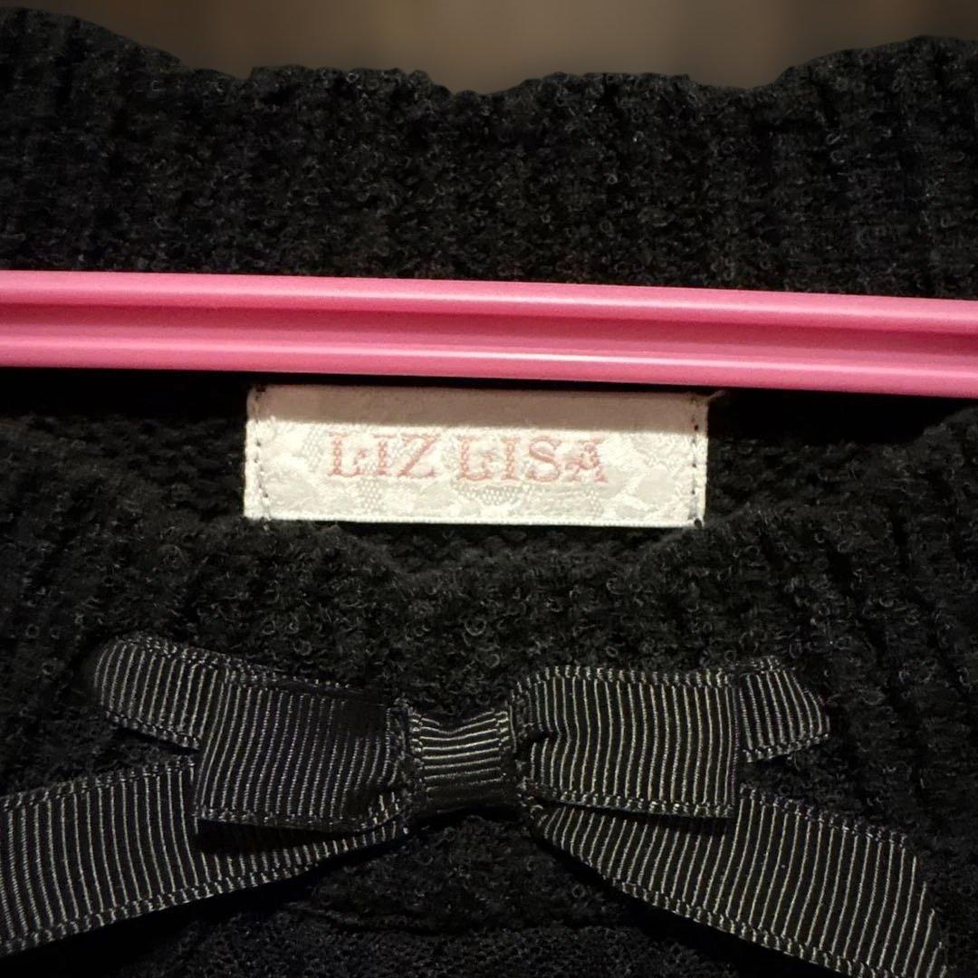 LIZ LISA リズリサTwin Bearsニットトップス ブラック - メルカリ