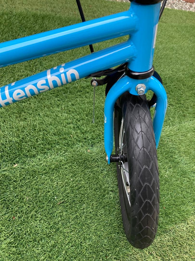 美品 へんしんバイク C14 スカイブルー - メルカリ