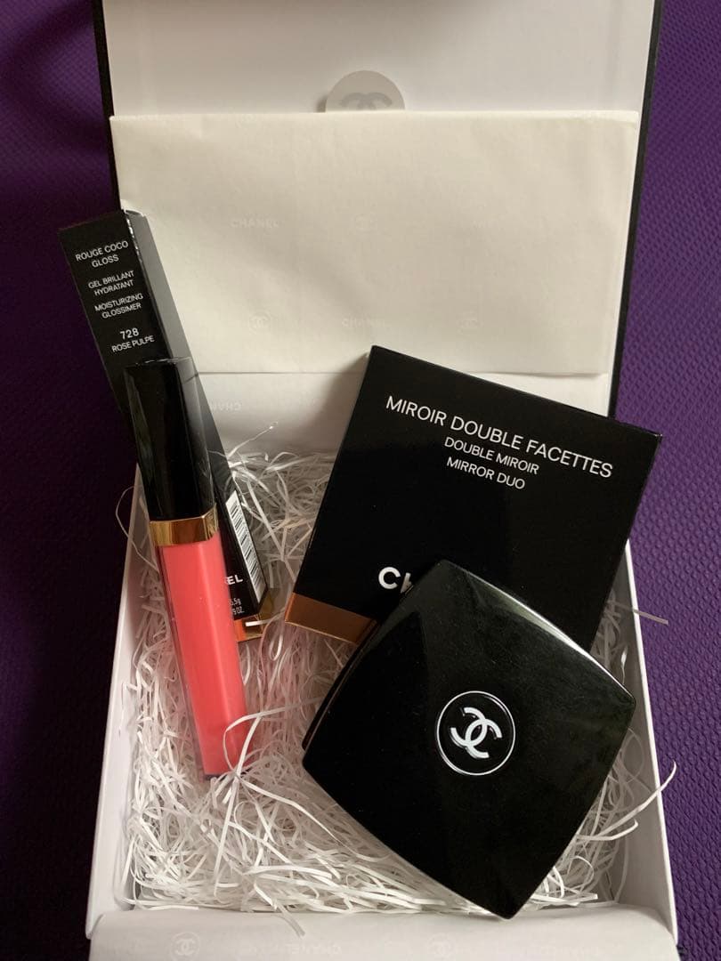 新品★未使用CHANEL リップグロス＆Wミラー