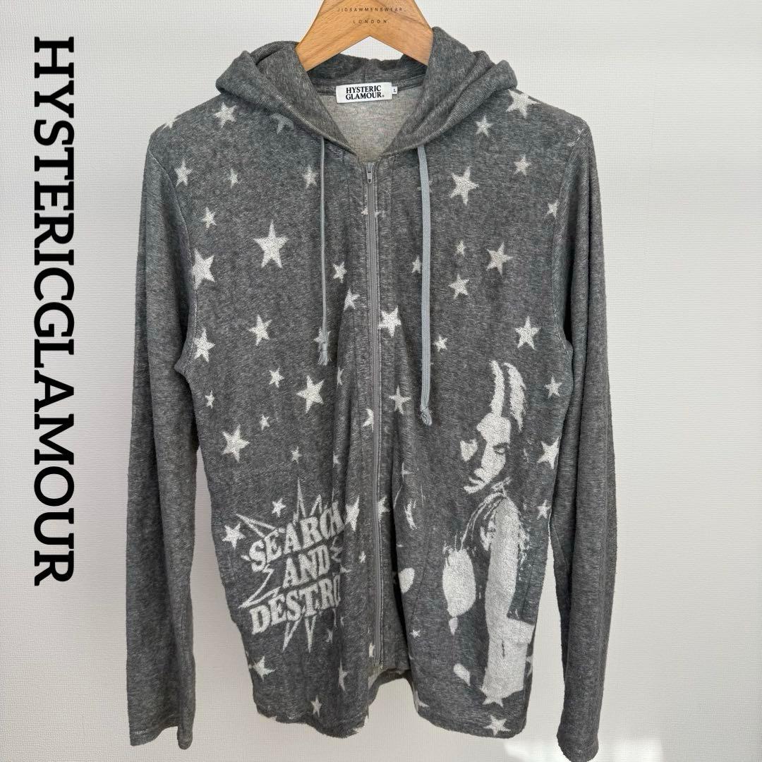 HYSTERICGLAMOUR ヒステリックグラマー パイル ガール パーカー