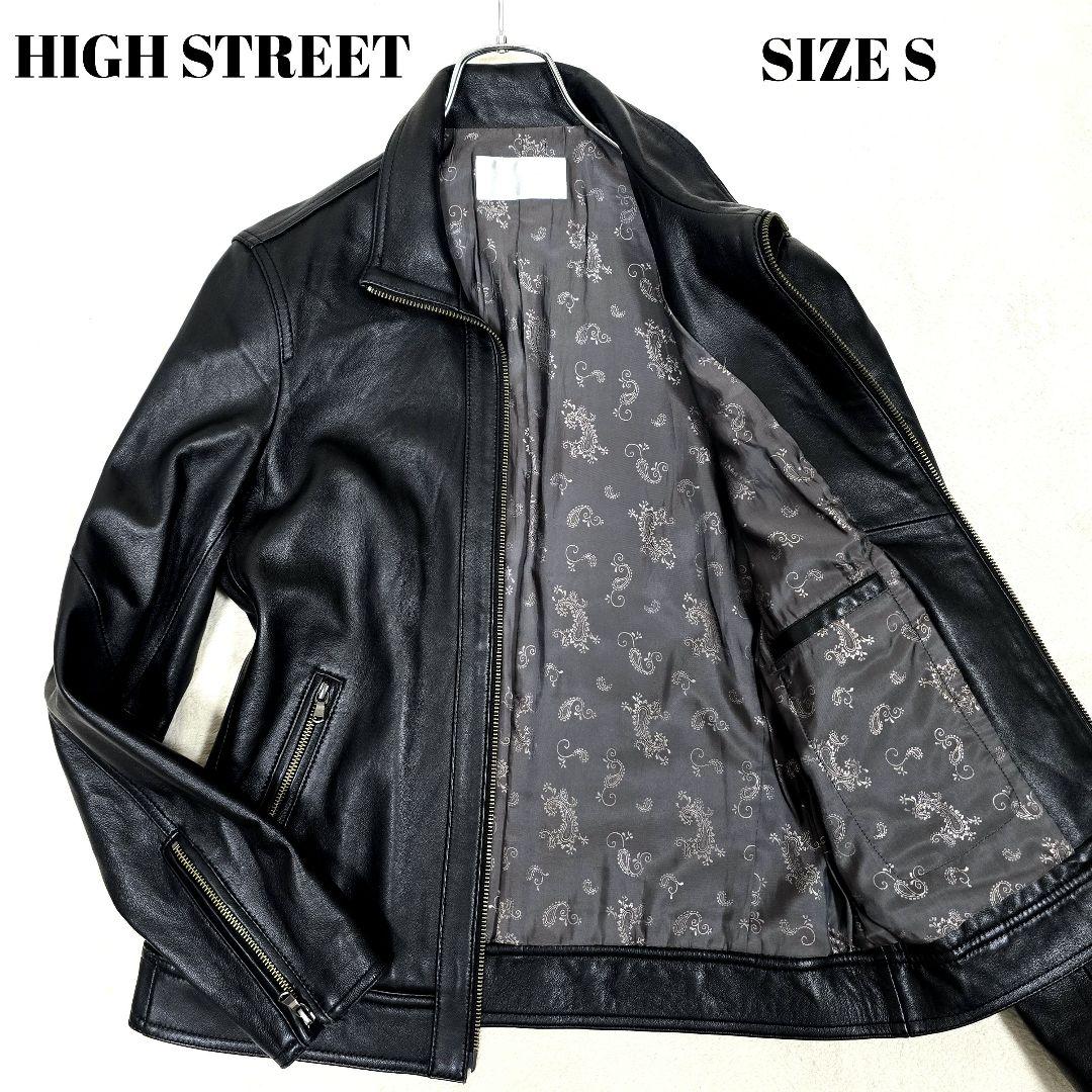 希少 ハイストリート レザージャケット シープスキン ペイズリー 本革 黒 S 楽天市場】本革 メンズ レザージャケット革ジャン シープスキン