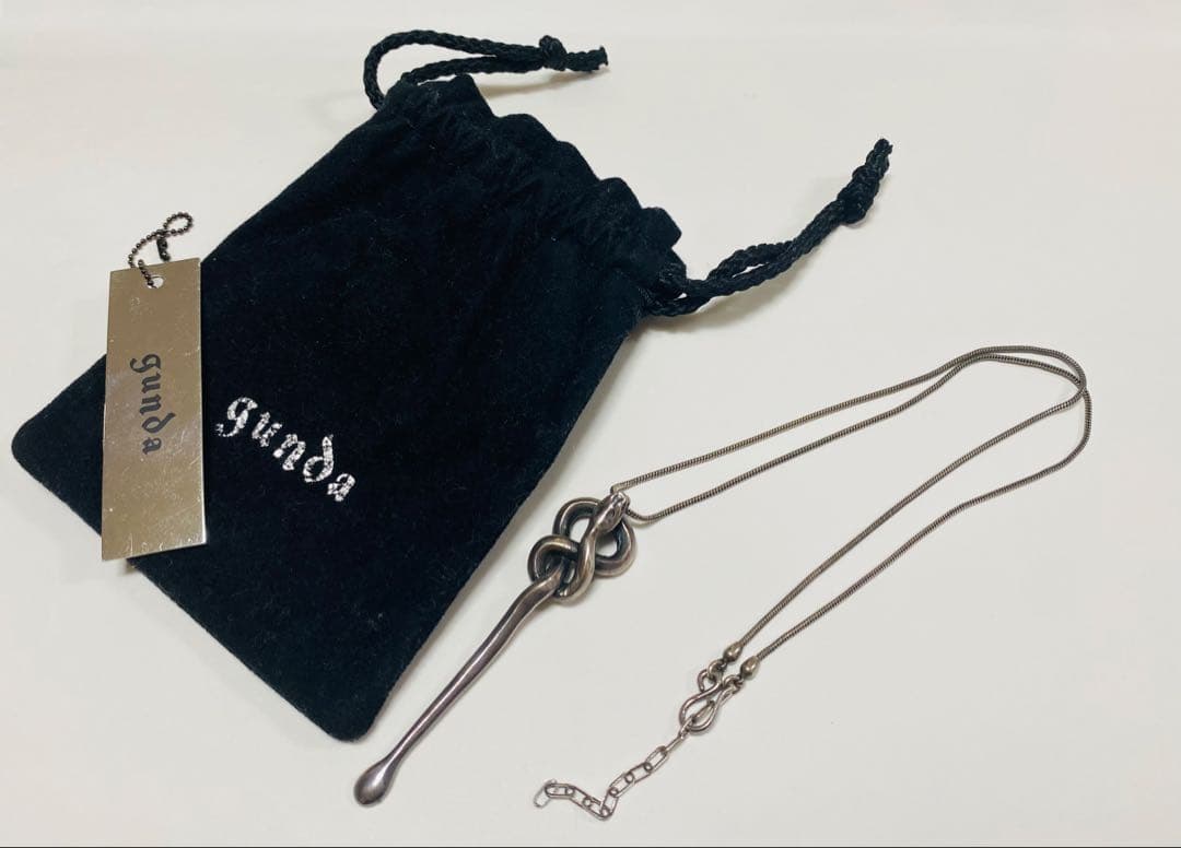 hyde着 gunda ガンダ ステルスネックレス スネーク 蛇 lgb if